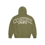 Corteiz Superior Royale Zip Hoodie Olive