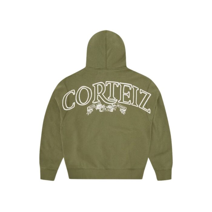 Corteiz Superior Royale Zip Hoodie Olive