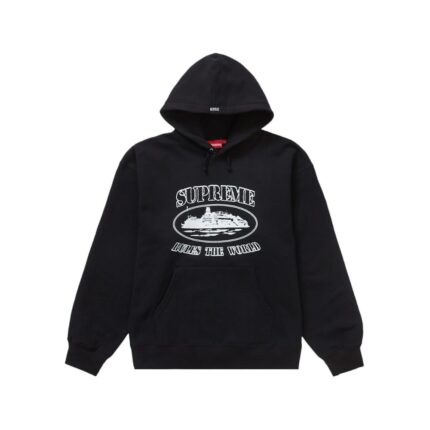 Supreme Corteiz Rules The World Hoodie Black
