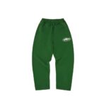 CORTEIZ ISLAND PUFF PRINT OPEN HEM SWEATPANT GREEN