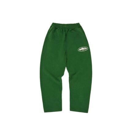 CORTEIZ ISLAND PUFF PRINT OPEN HEM SWEATPANT GREEN