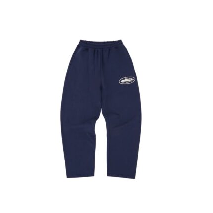 CORTEIZ ISLAND PUFF PRINT OPEN HEM SWEATPANT NAVY