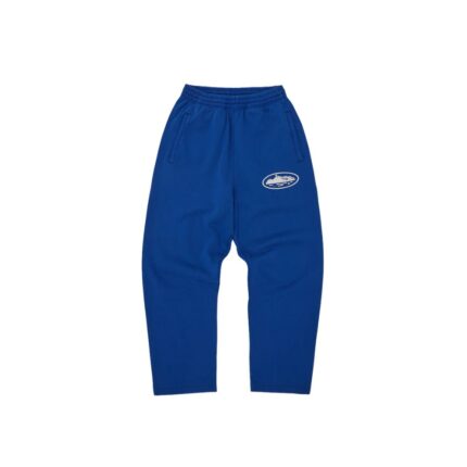 CORTEIZ ISLAND PUFF PRINT OPEN HEM SWEATPANT WASHED ROYAL