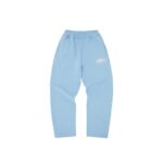 CORTEIZ ISLAND PUFF PRINT OPEN HEM SWEATPANT BABY BLUE