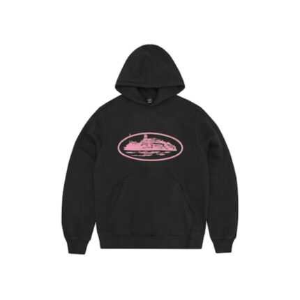 Corteiz Alcatraz V2 Hoodie Black/Pink