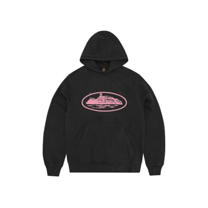 Corteiz Alcatraz V2 Hoodie Black/Pink