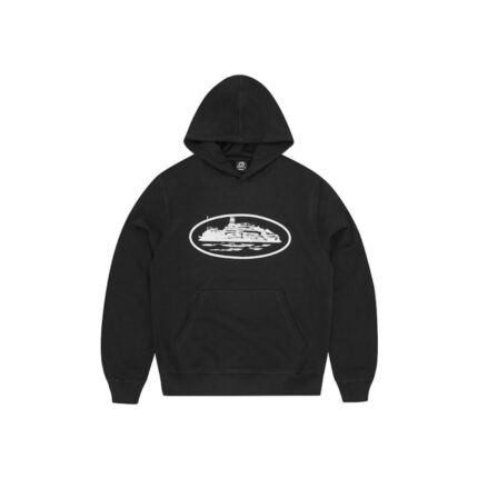 Corteiz Alcatraz Hoodie Black